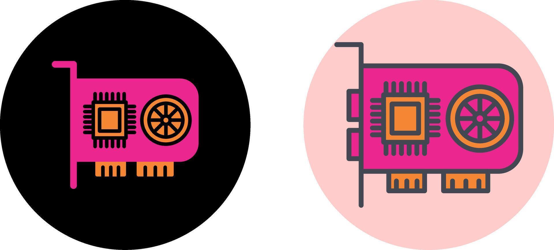 GPU Icon Design vector