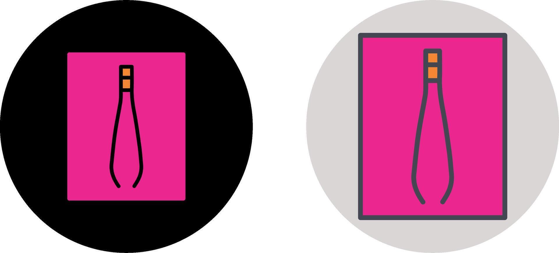 Tweezer Icon Design vector