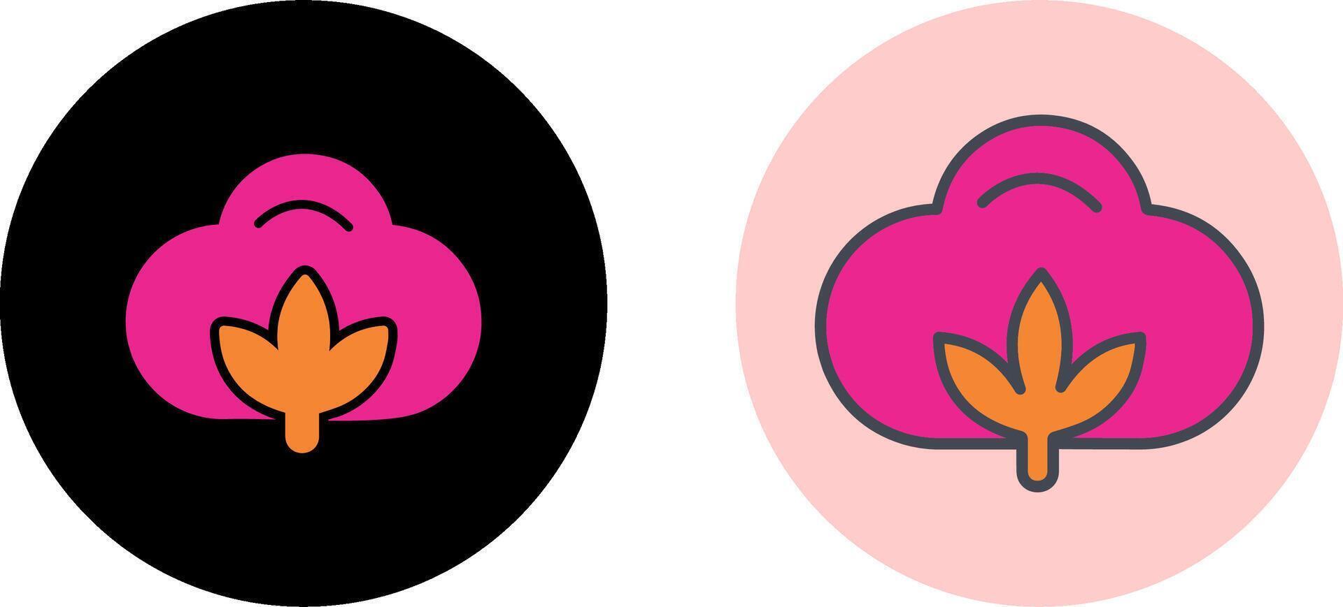 Cotton Icon Design vector