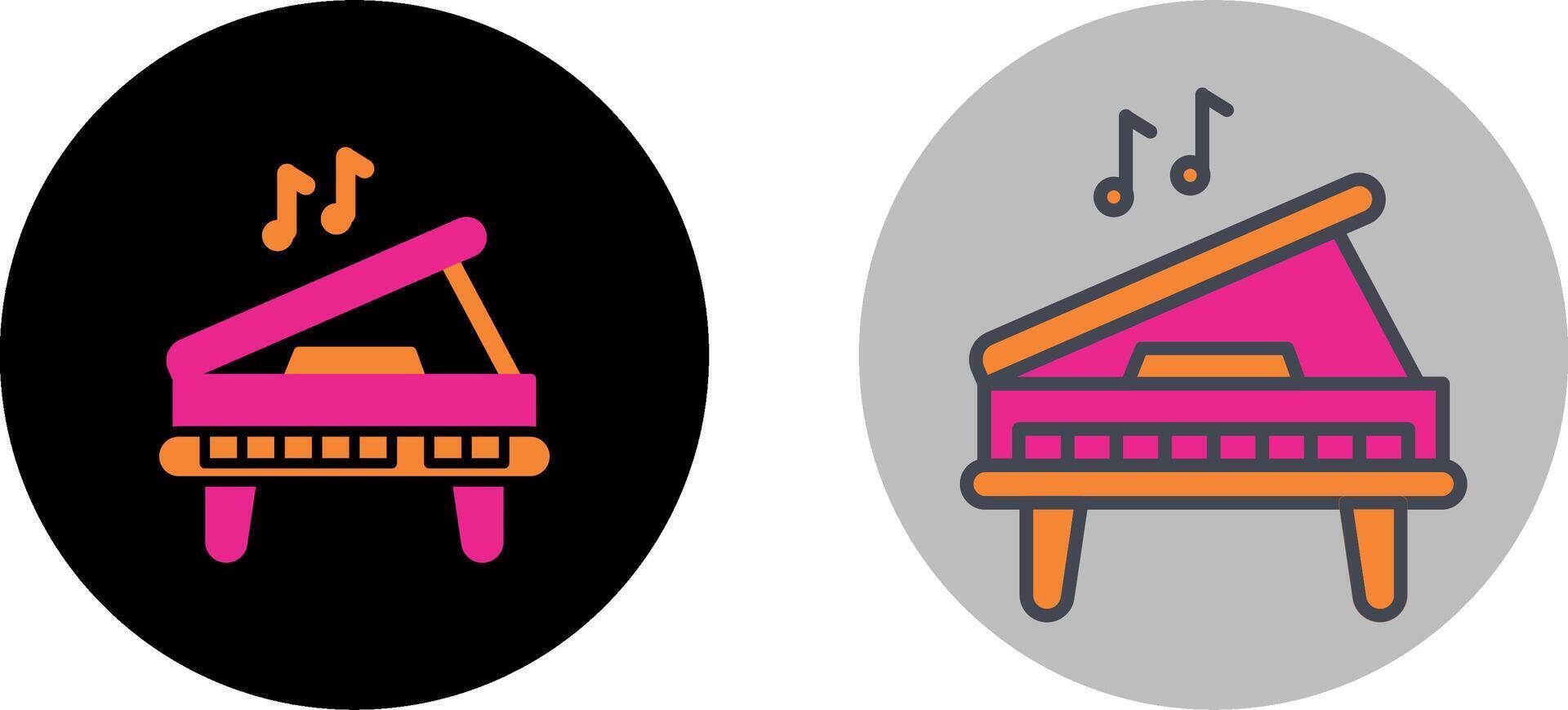 Piano Icon Design vector