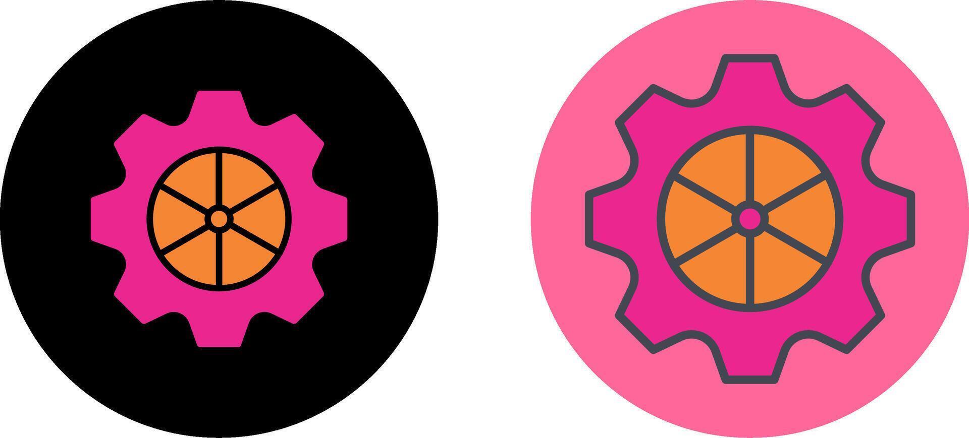 Wheel Icon Design vector