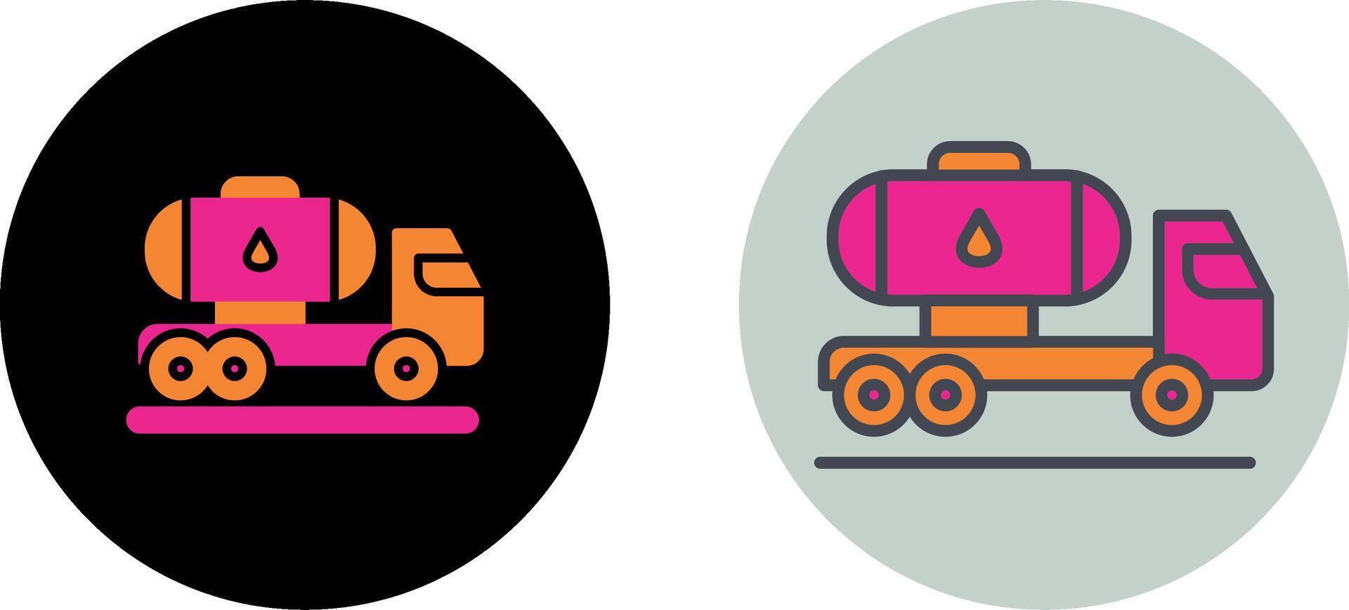 Tank Truck Icon Design vector