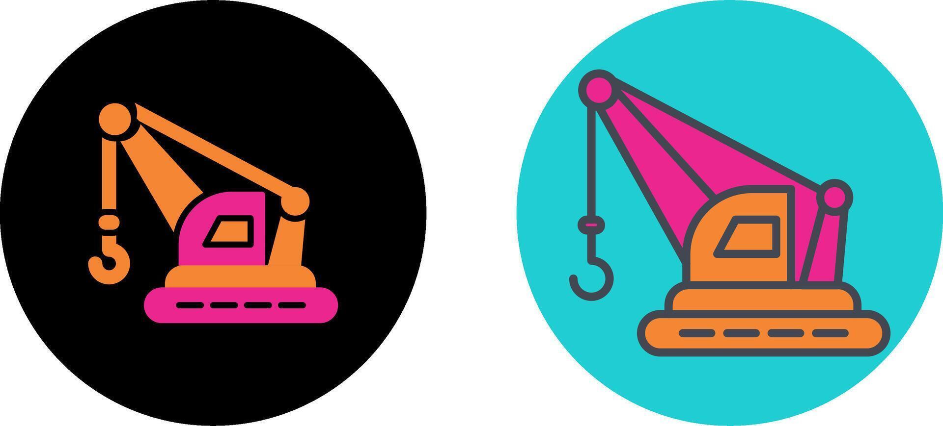 Crane I Icon Design vector