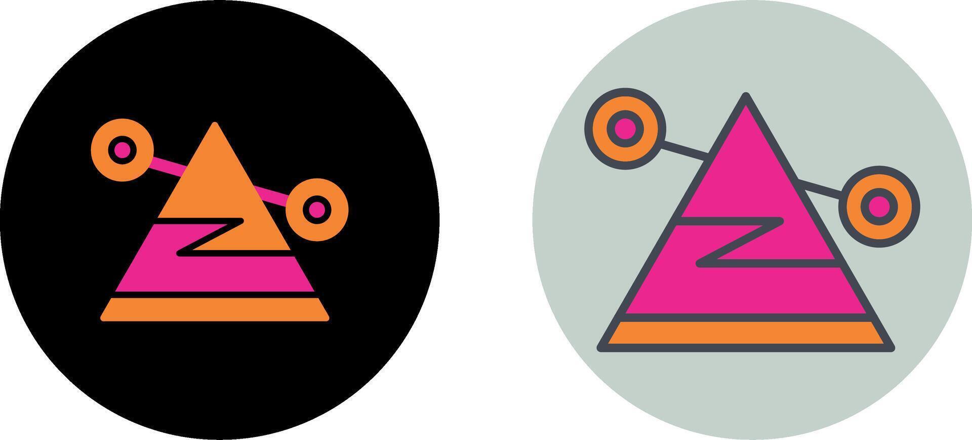 Dispersion Icon Design vector