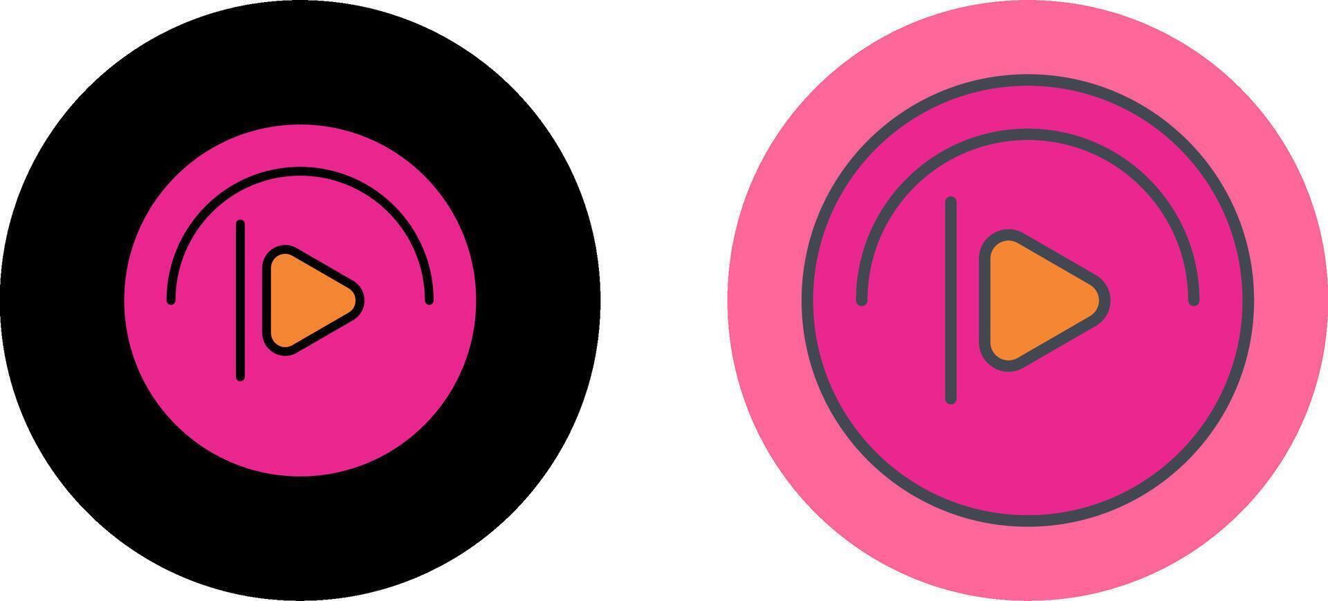 Slow Motion Icon Design vector