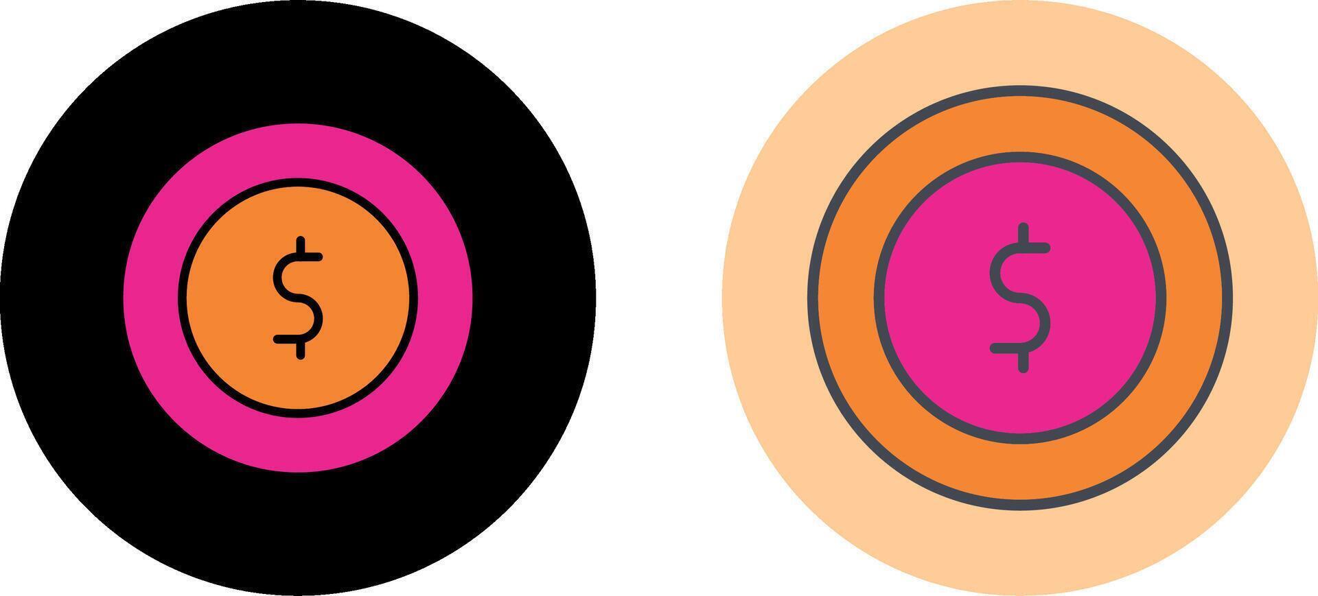 Coins Icon Design vector