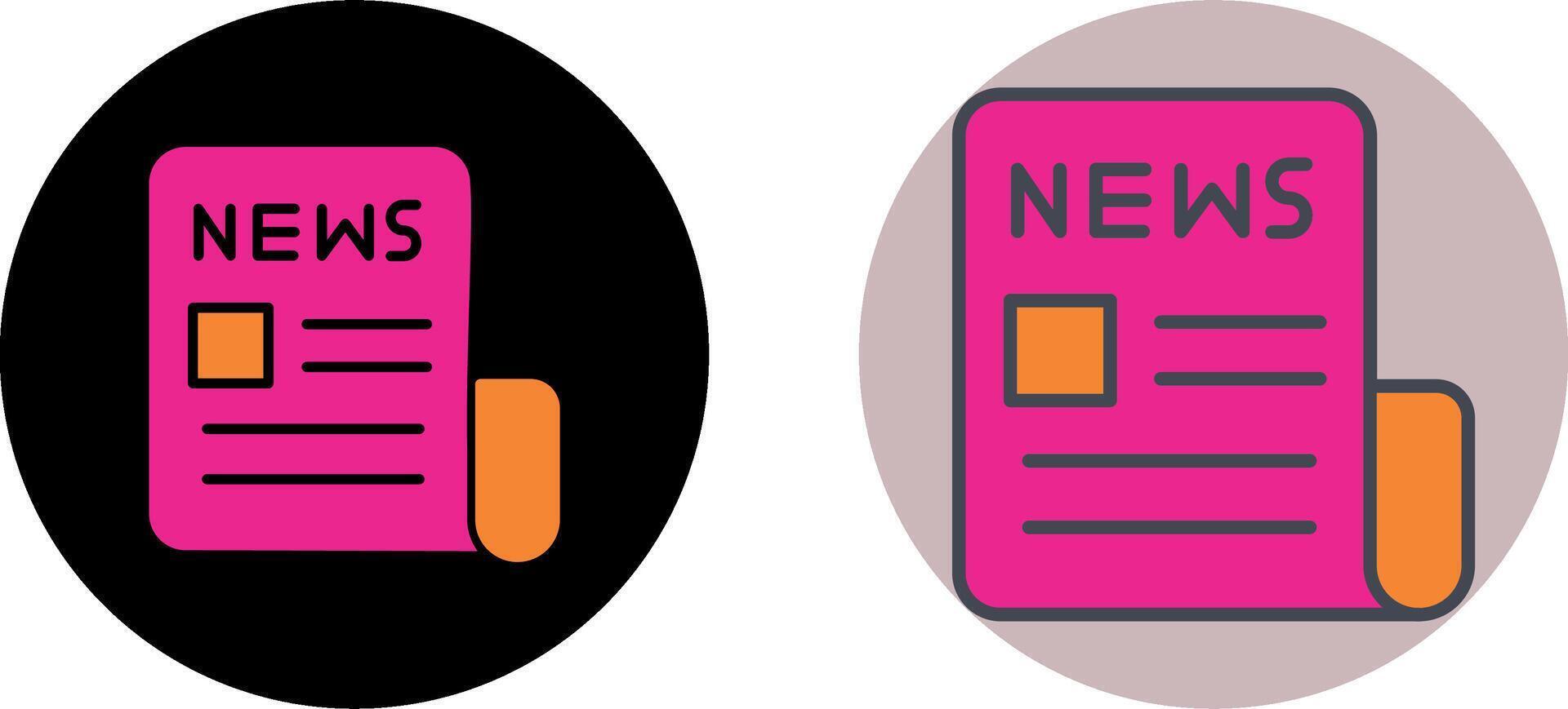 News Icon Design vector