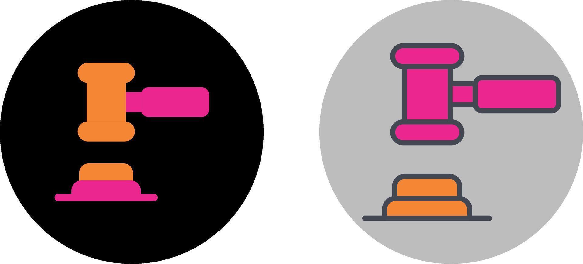 Gavel Icon Design vector