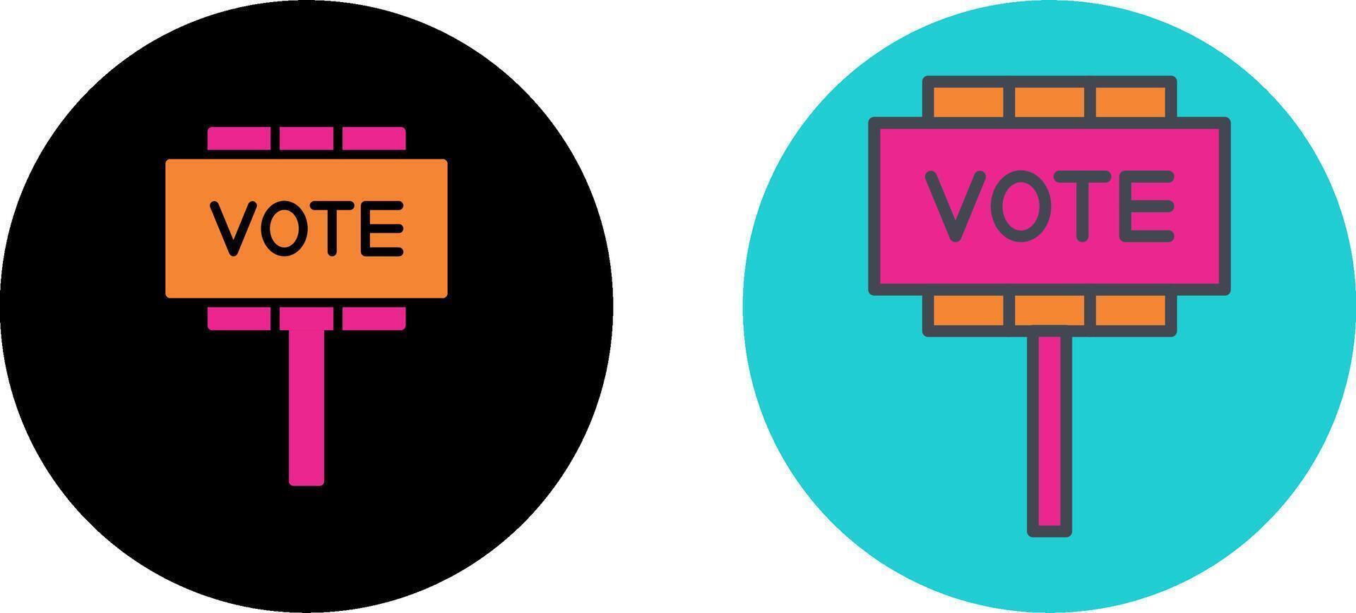 Vote Icon Design vector