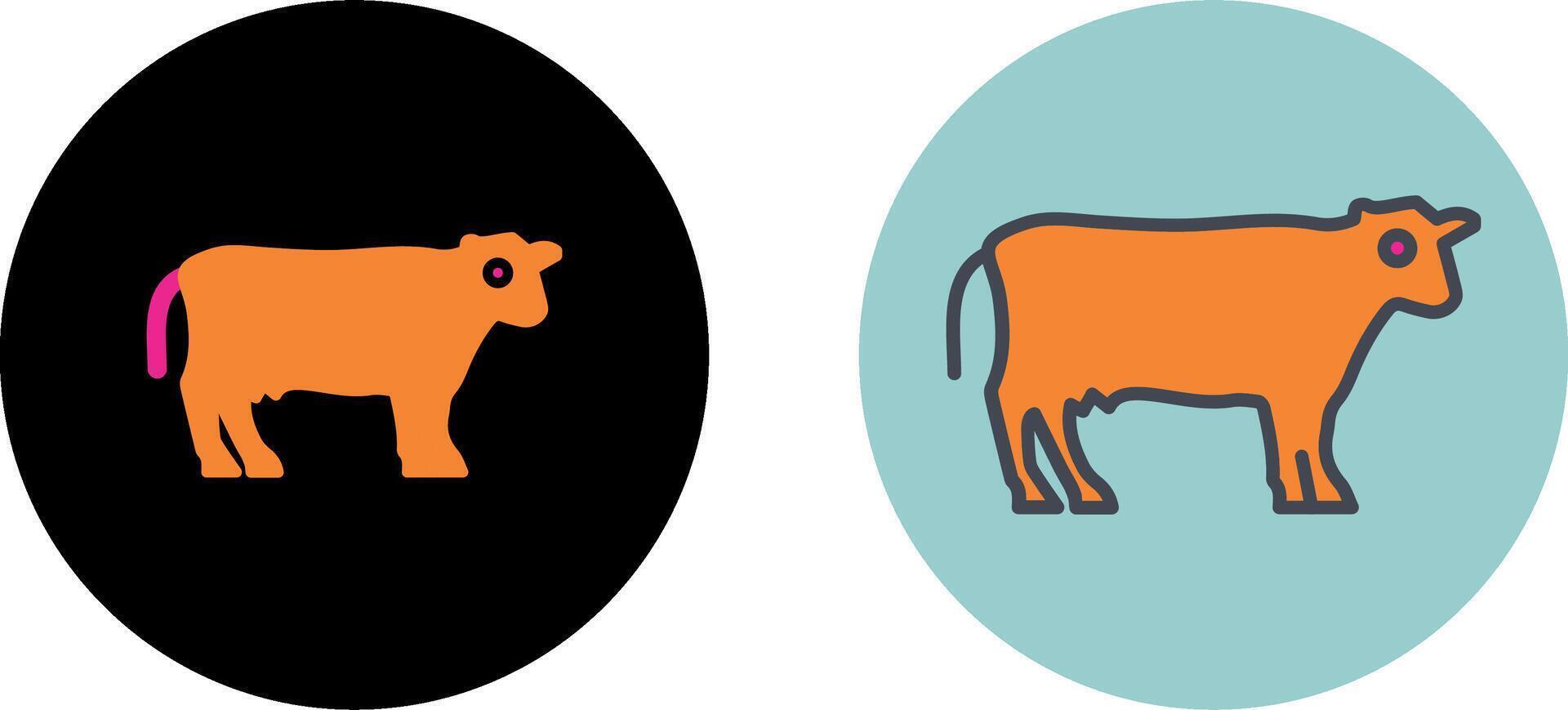 Cattle Icon Design vector