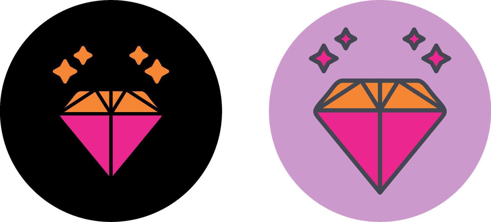 Diamond Icon Design vector