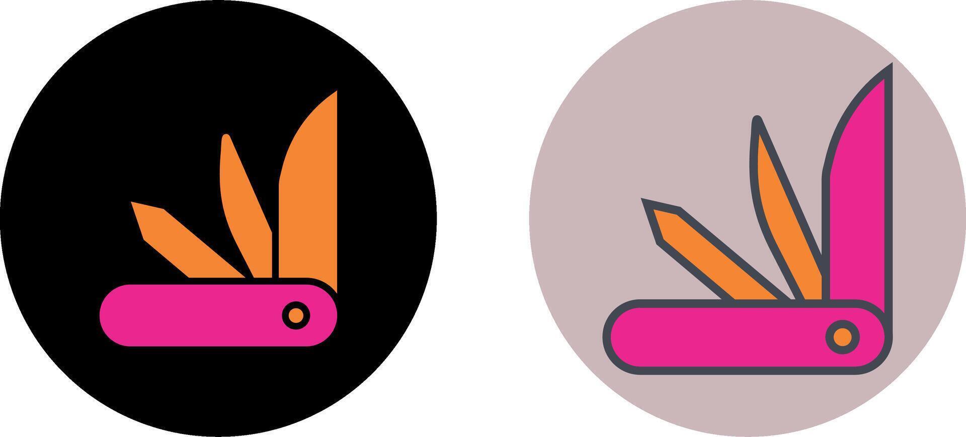 Swiss Army Knife Icon Design vector
