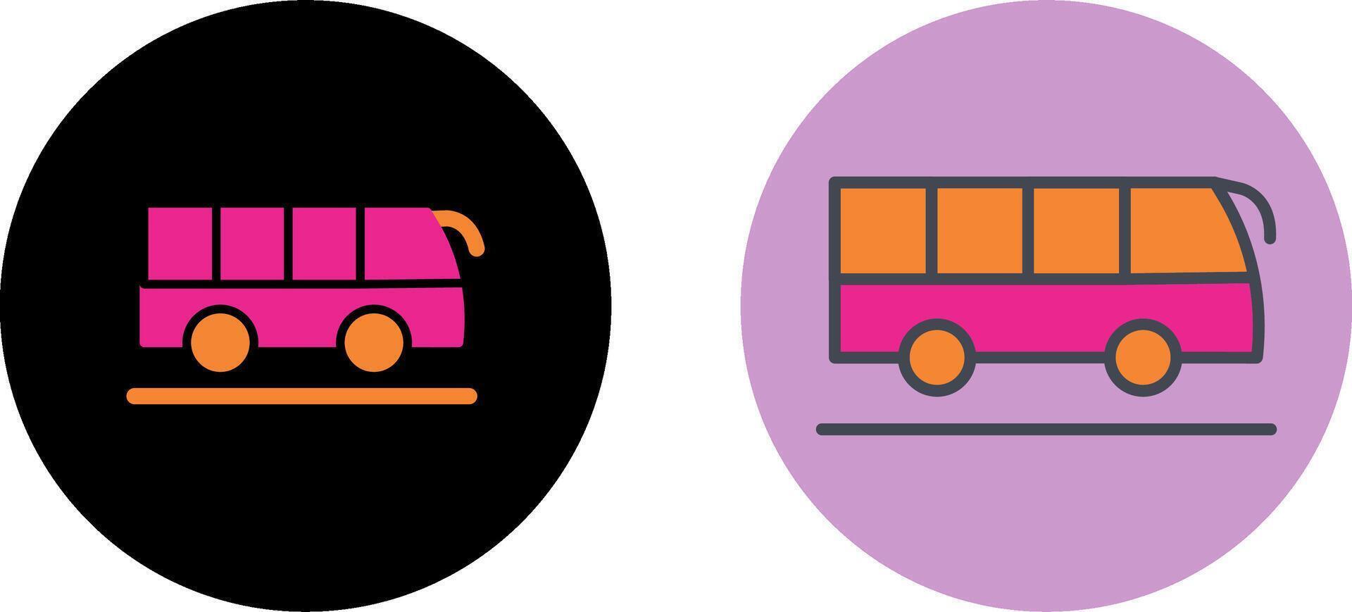 Bus Icon Design vector