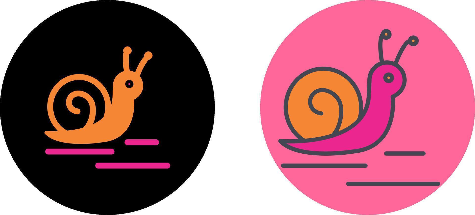 Snail Icon Design vector