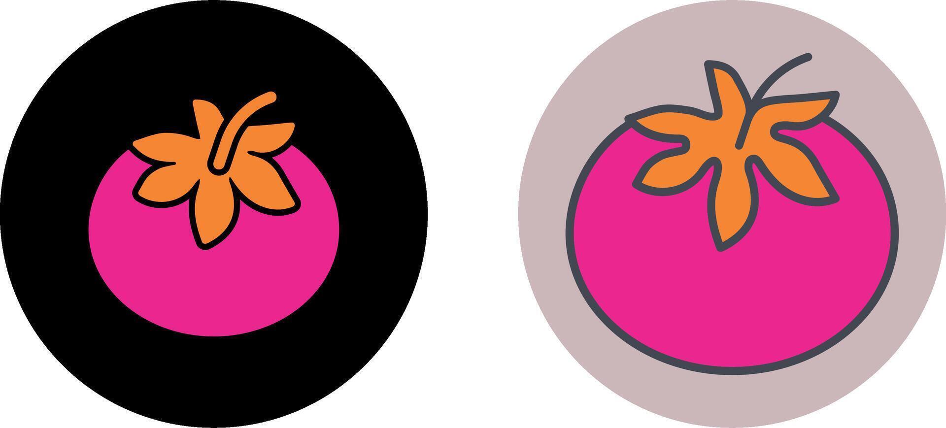 diseño de icono de tomate vector