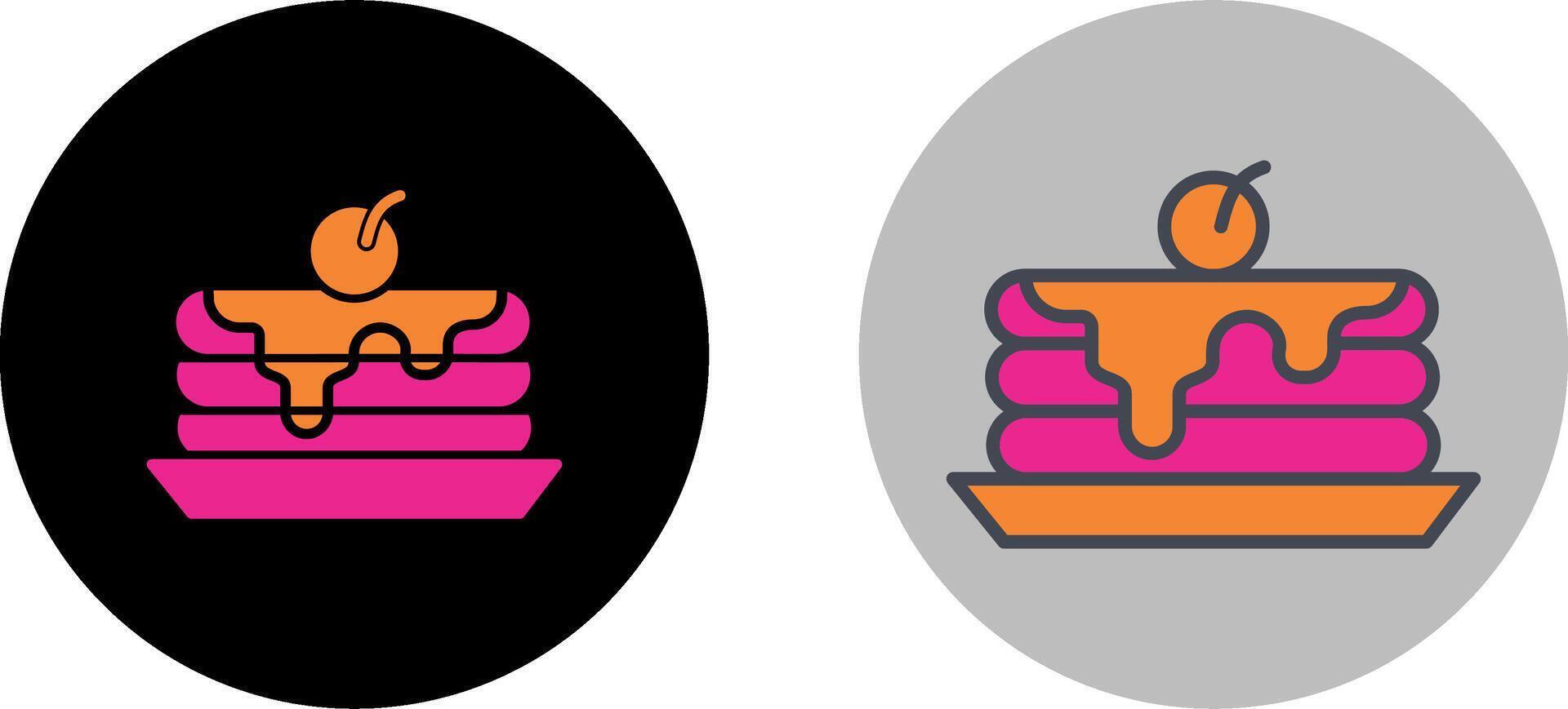 Pancake Icon Design vector