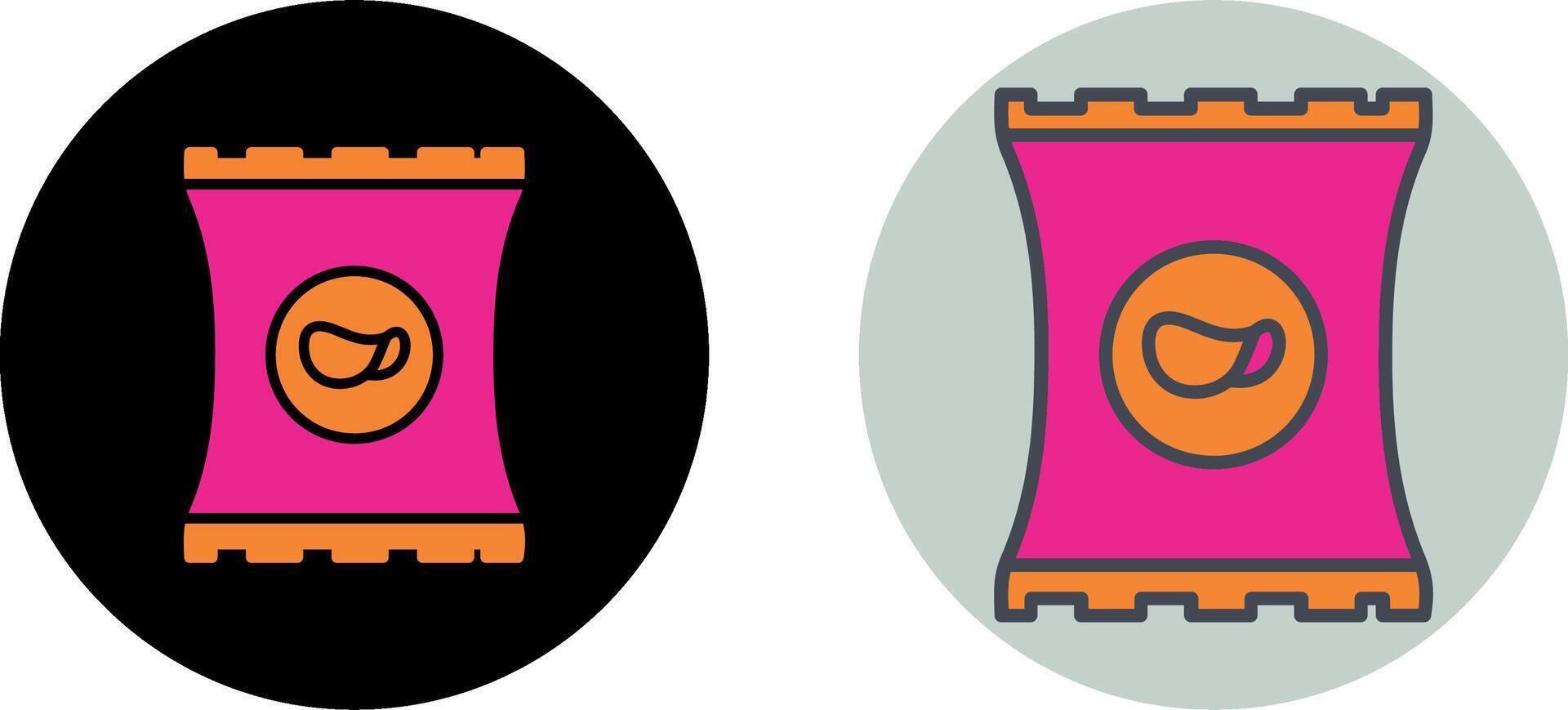 Chips Icon Design vector