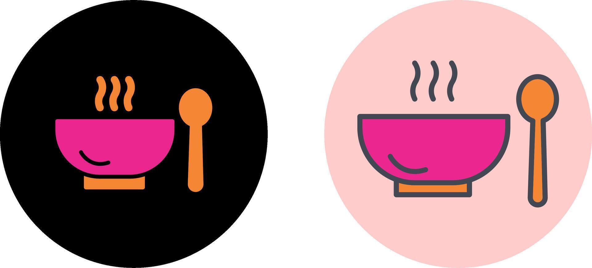 Soup,food,bowl,meal,hot,spoon, Icon Design vector