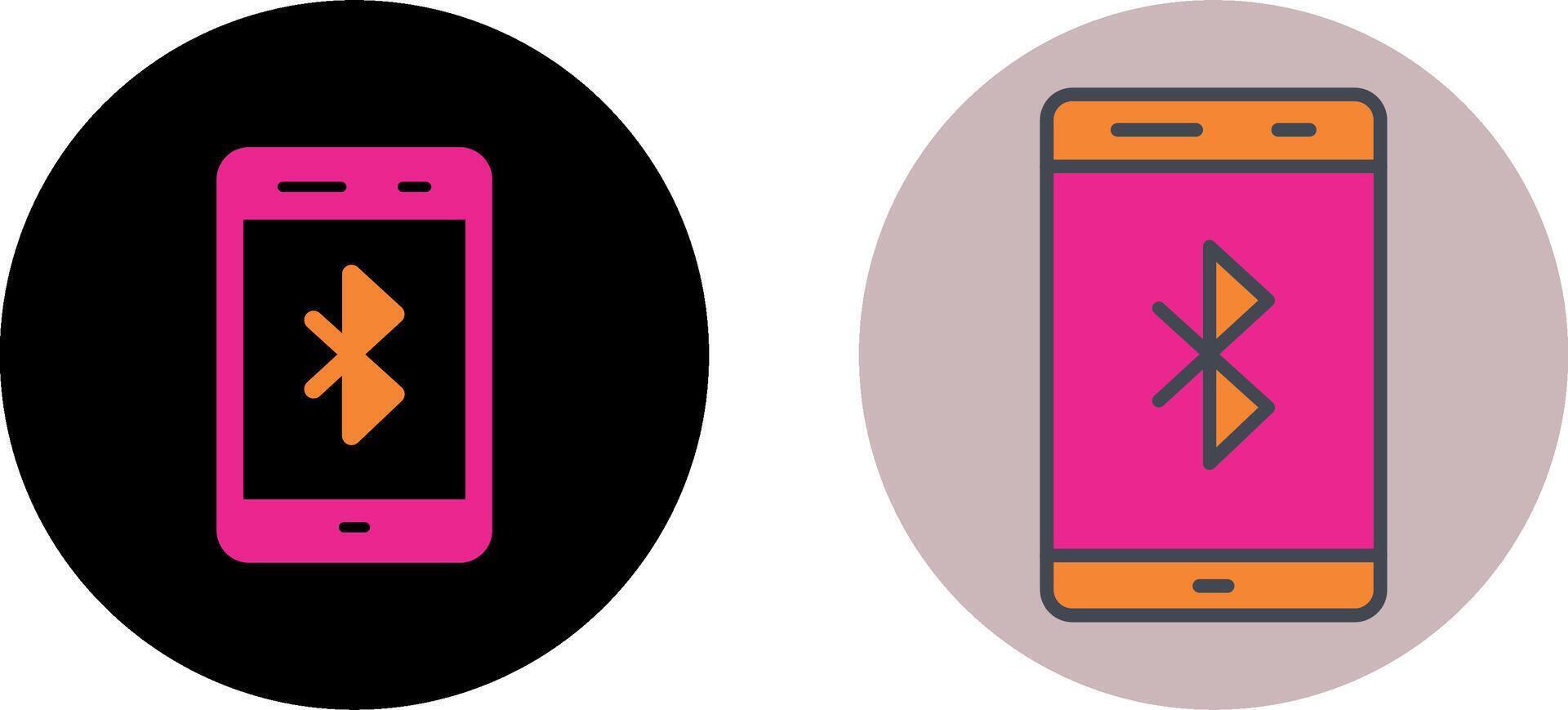 Bluetooth Icon Design vector