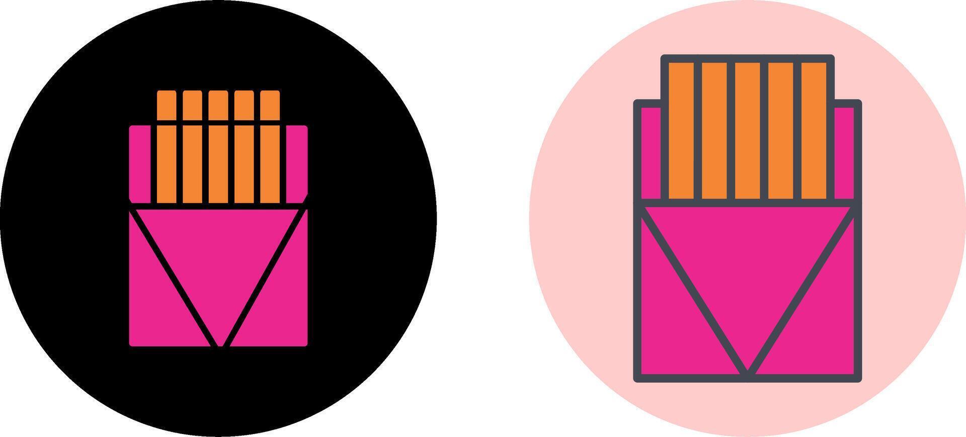 Cigar Box Icon Design vector