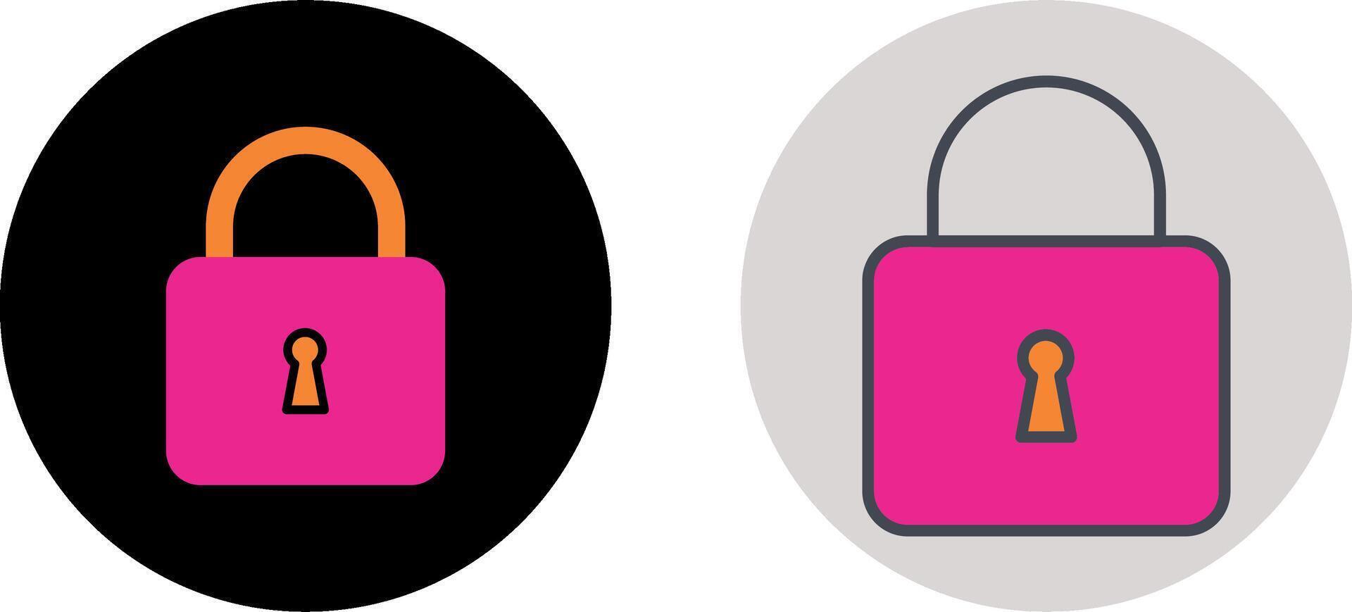 Pad Lock Icon Design vector