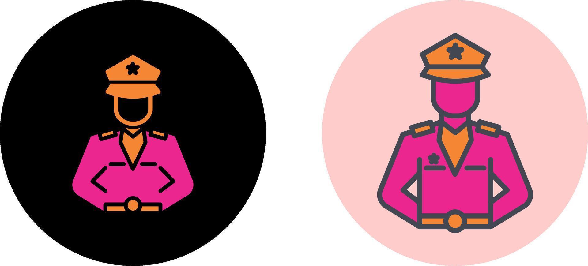 Police Man Icon Design vector