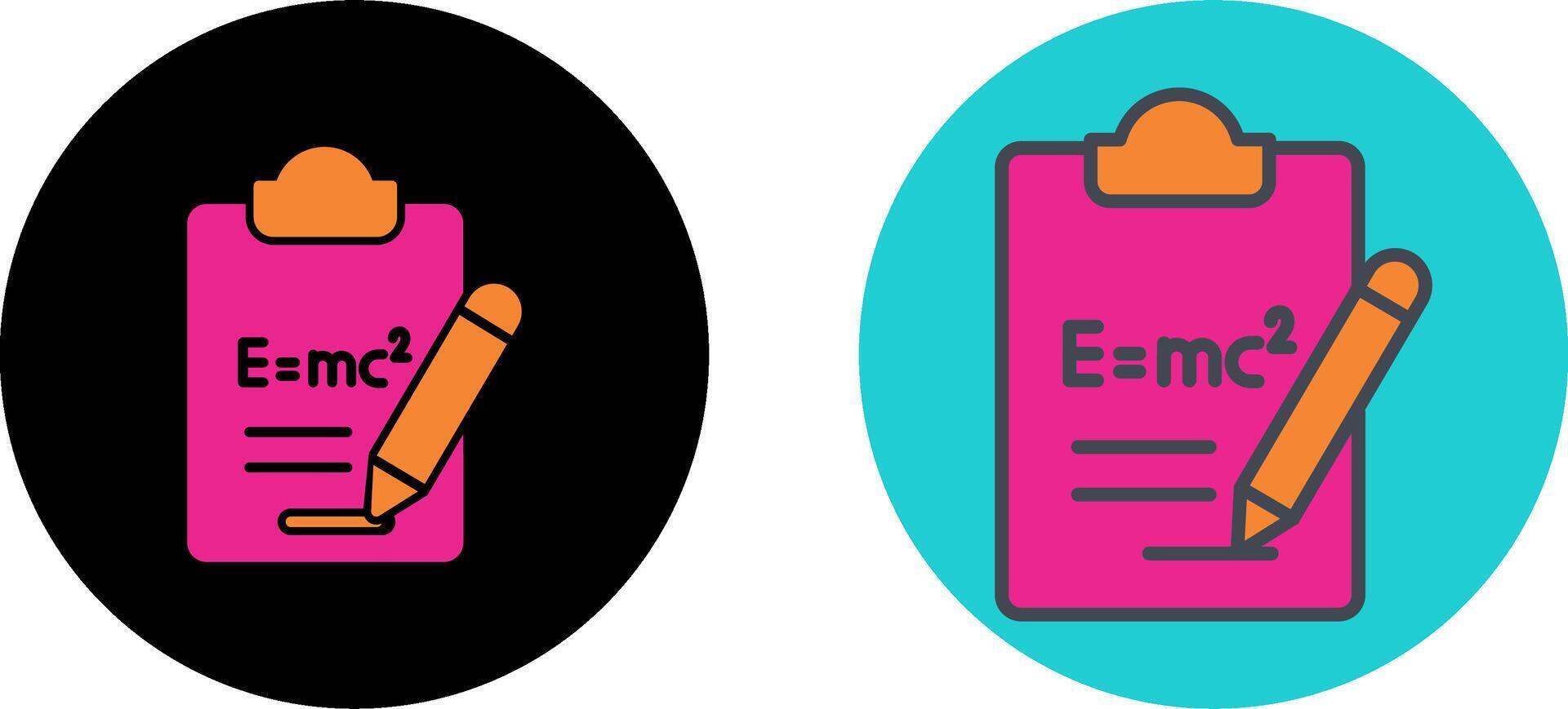 Formula Icon Design vector