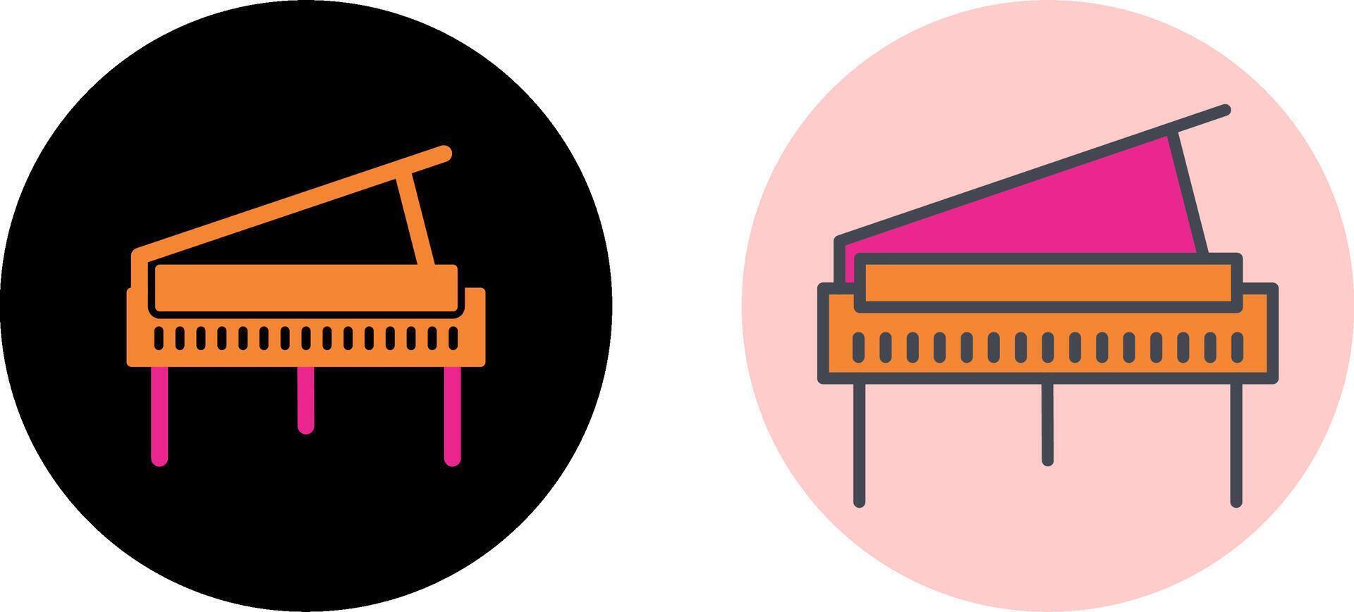 Grand Piano Icon Design vector