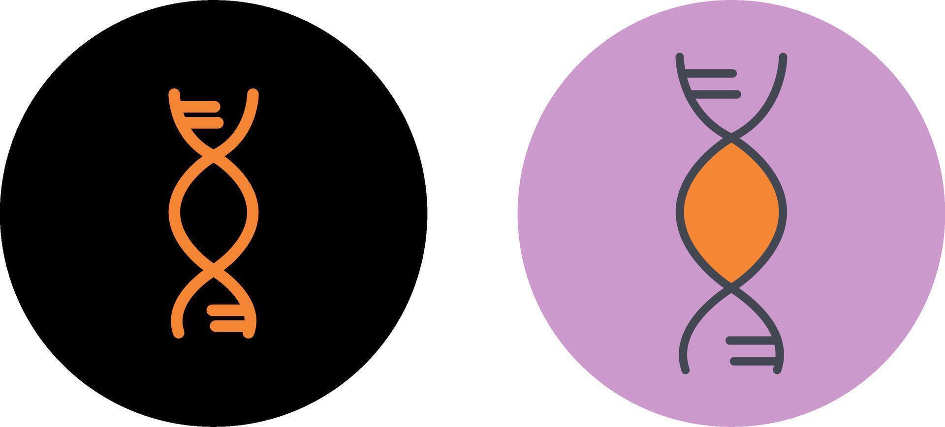 DNA Icon Design vector