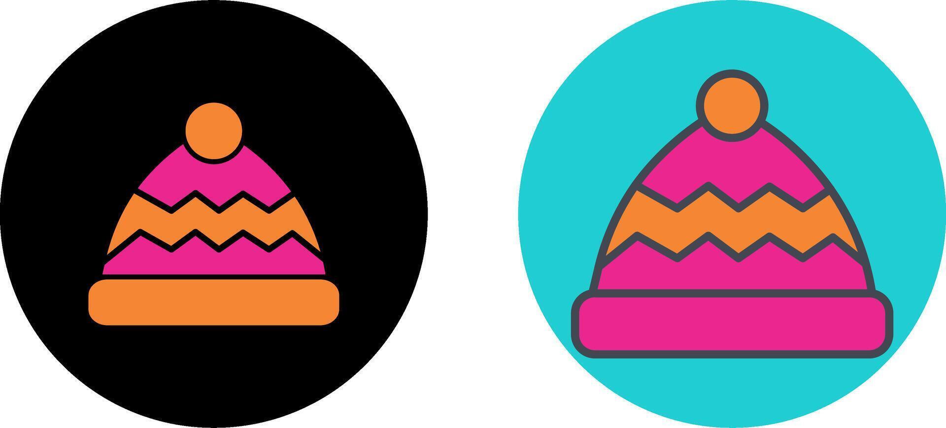 Winter Hat Icon Design vector