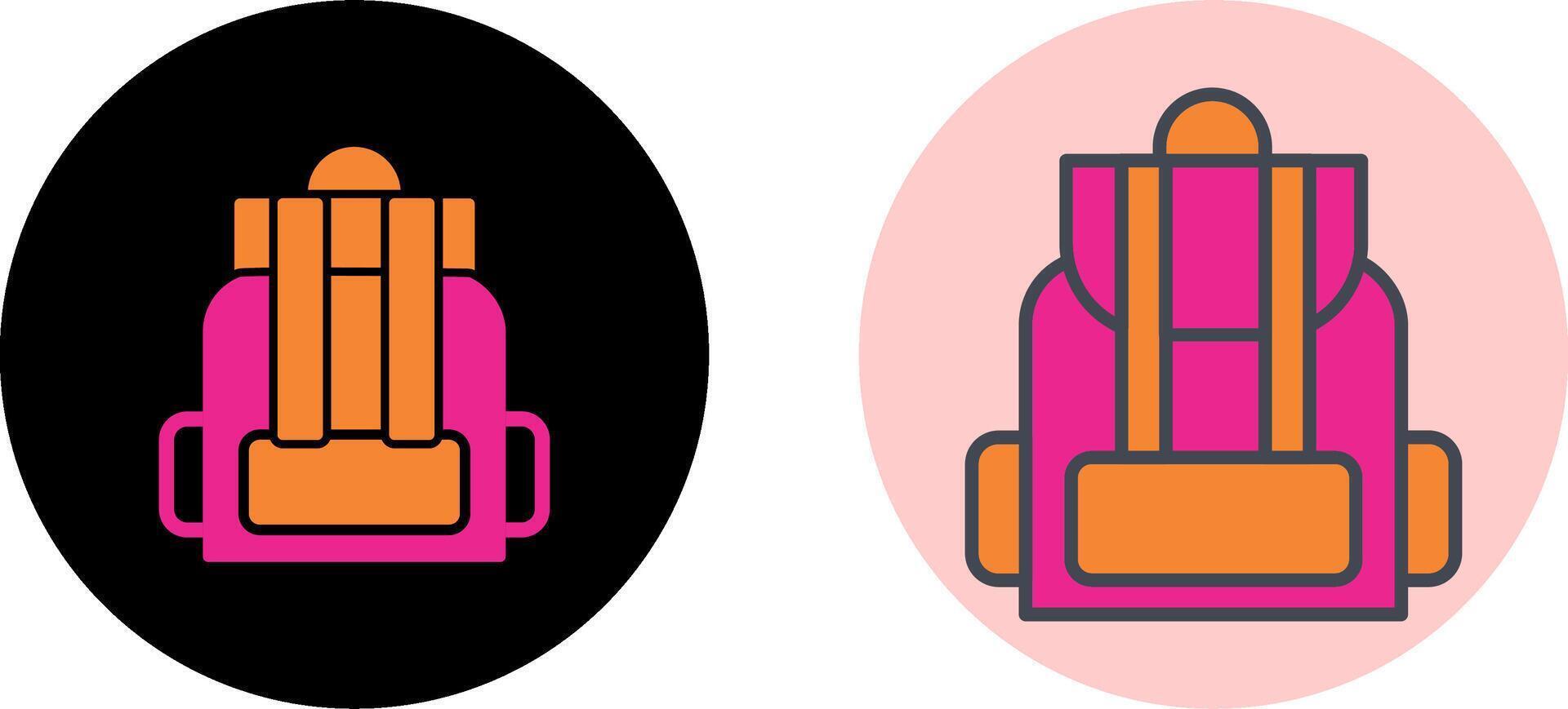 Backpack Icon Design vector