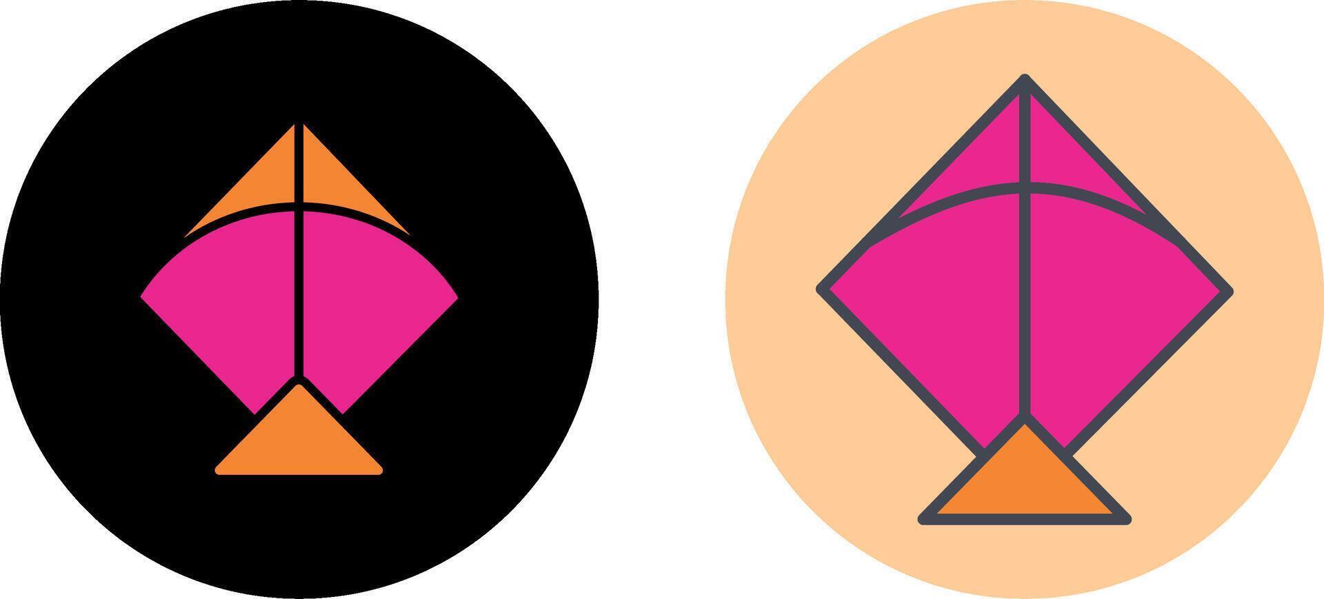 Kite Icon Design vector