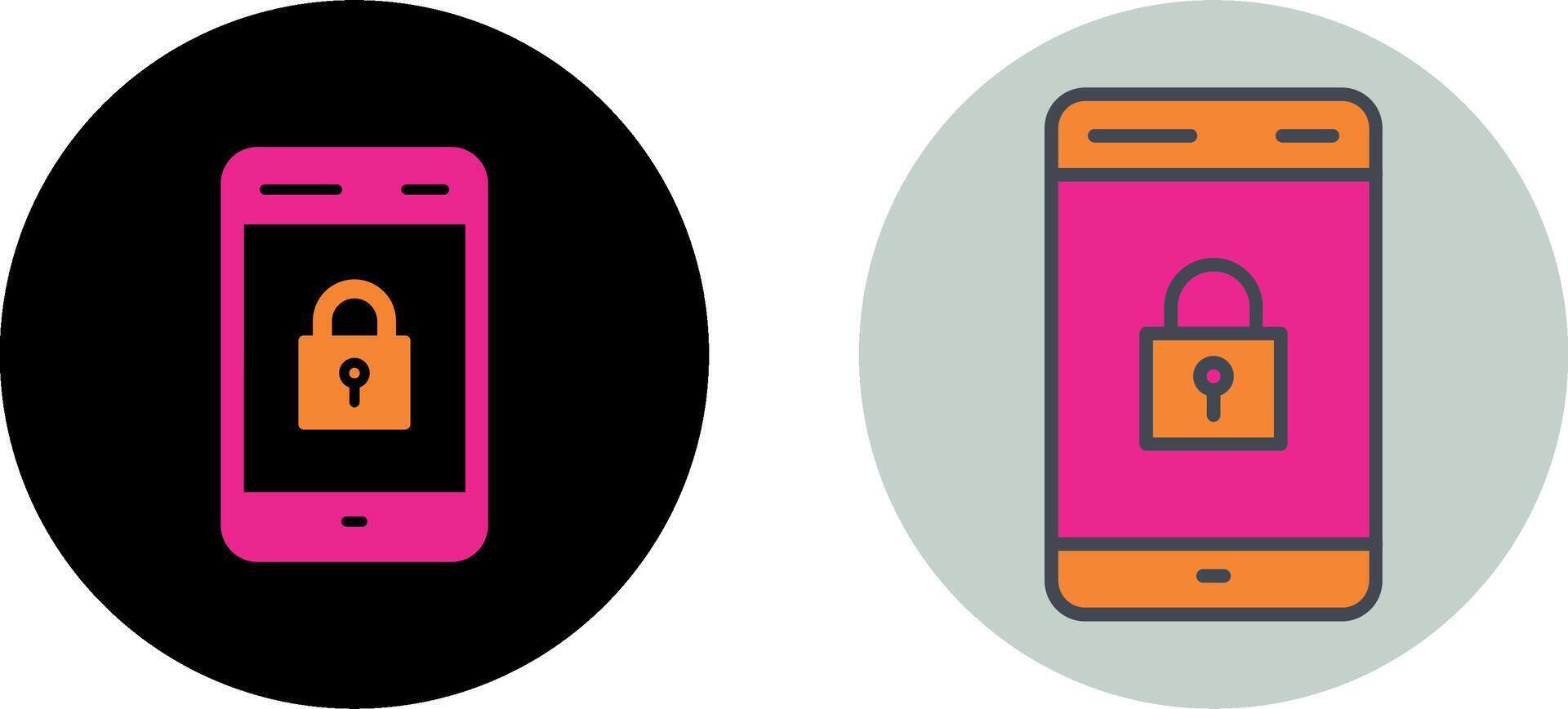 Padlock Icon Design vector