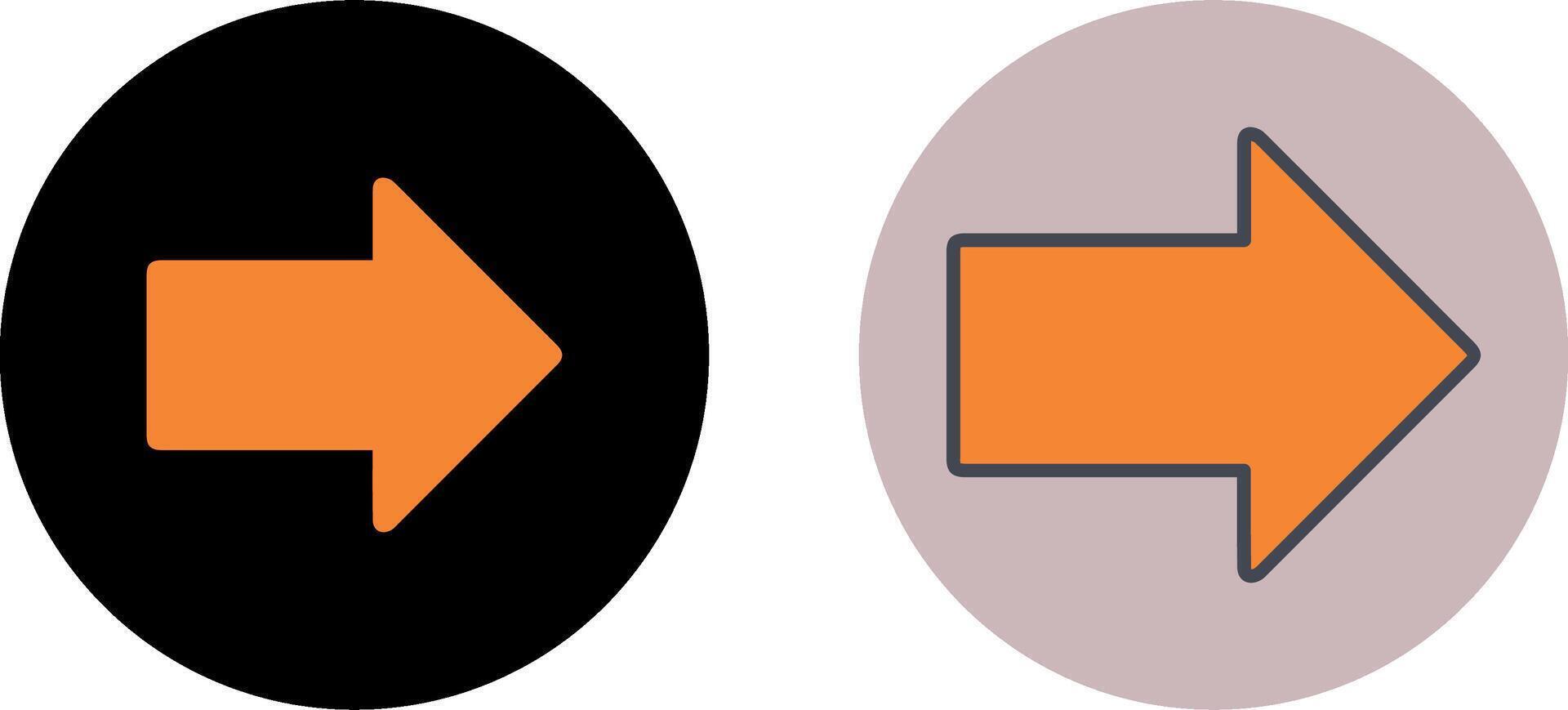 Right Icon Design vector