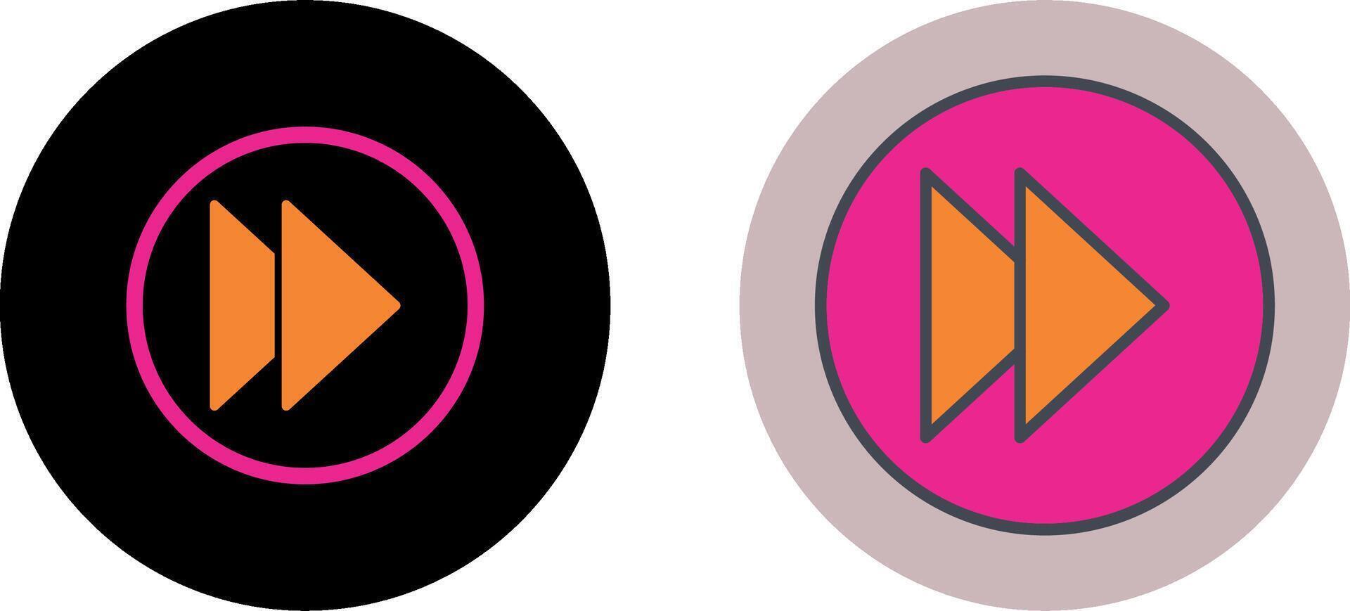 Next Icon Design vector