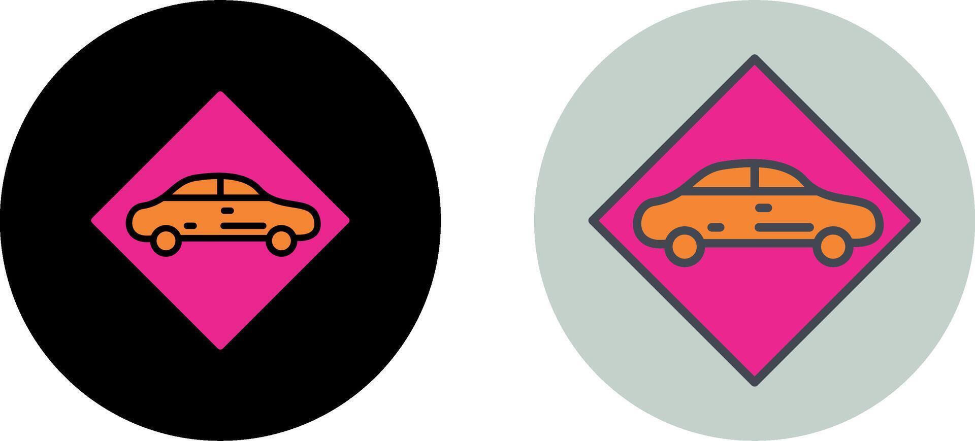 Dangerous Vehicle Icon Design vector