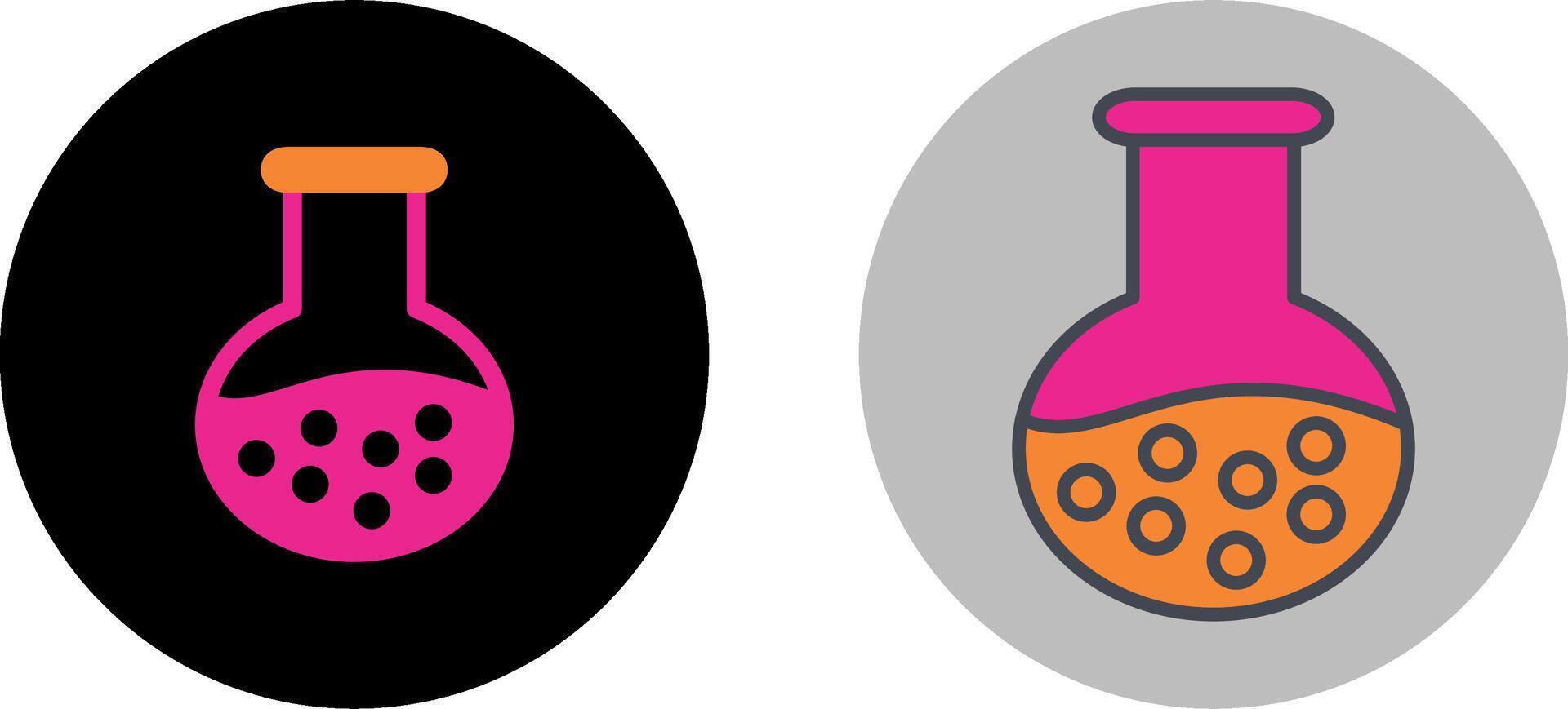 Acidic Liquid Icon Design vector