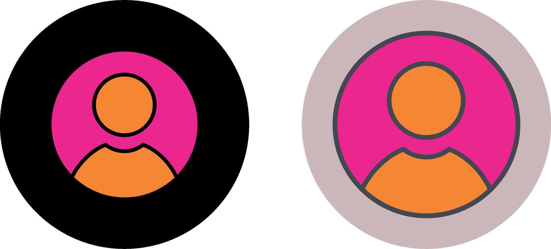 Male Profile Icon Design vector