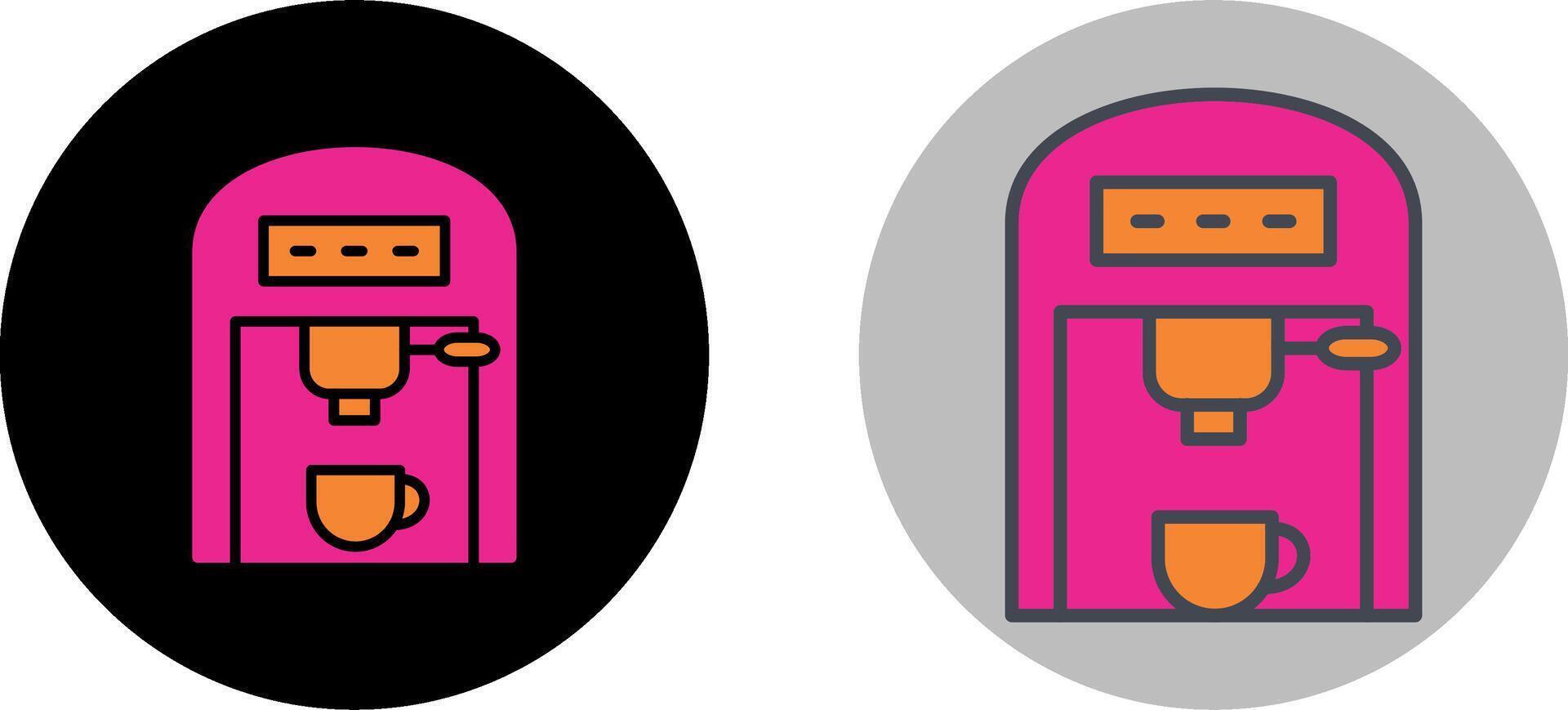 Coffee Machine II Icon Design vector