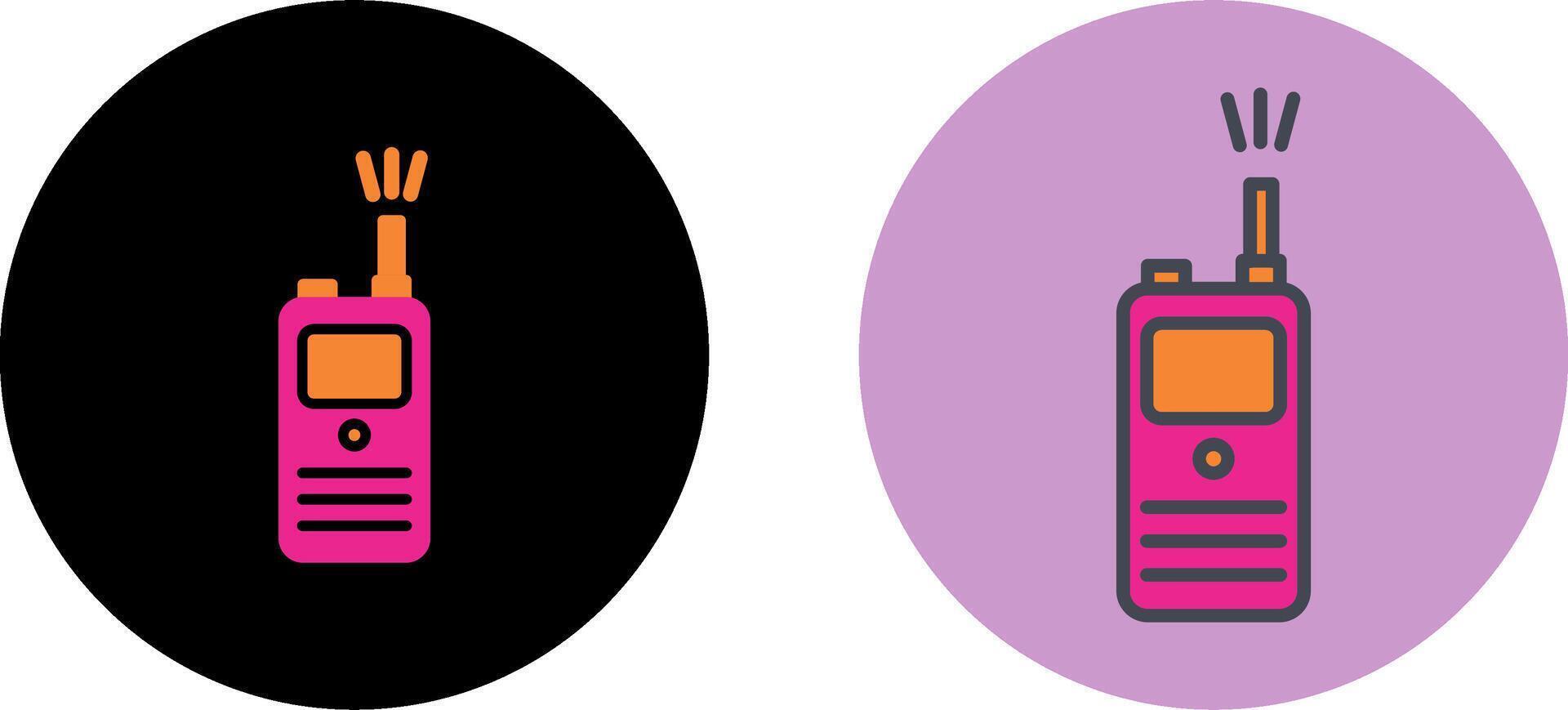 Walkie Talkie Icon Design vector