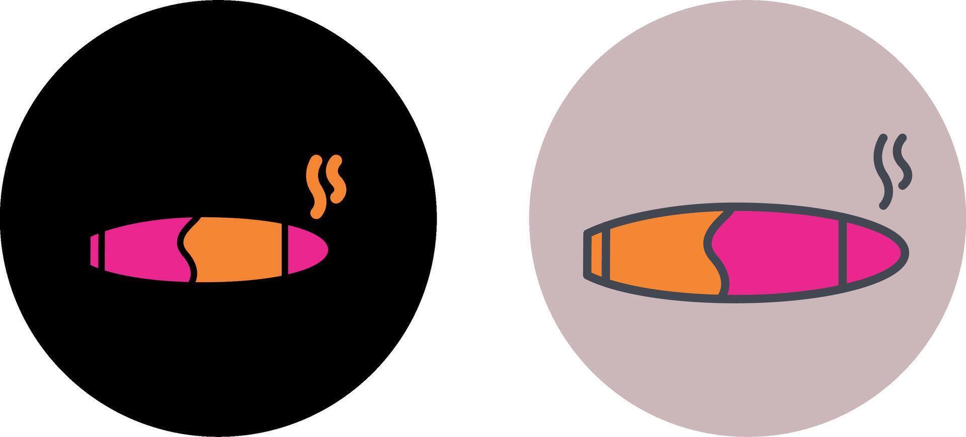 Cigar Icon Design vector