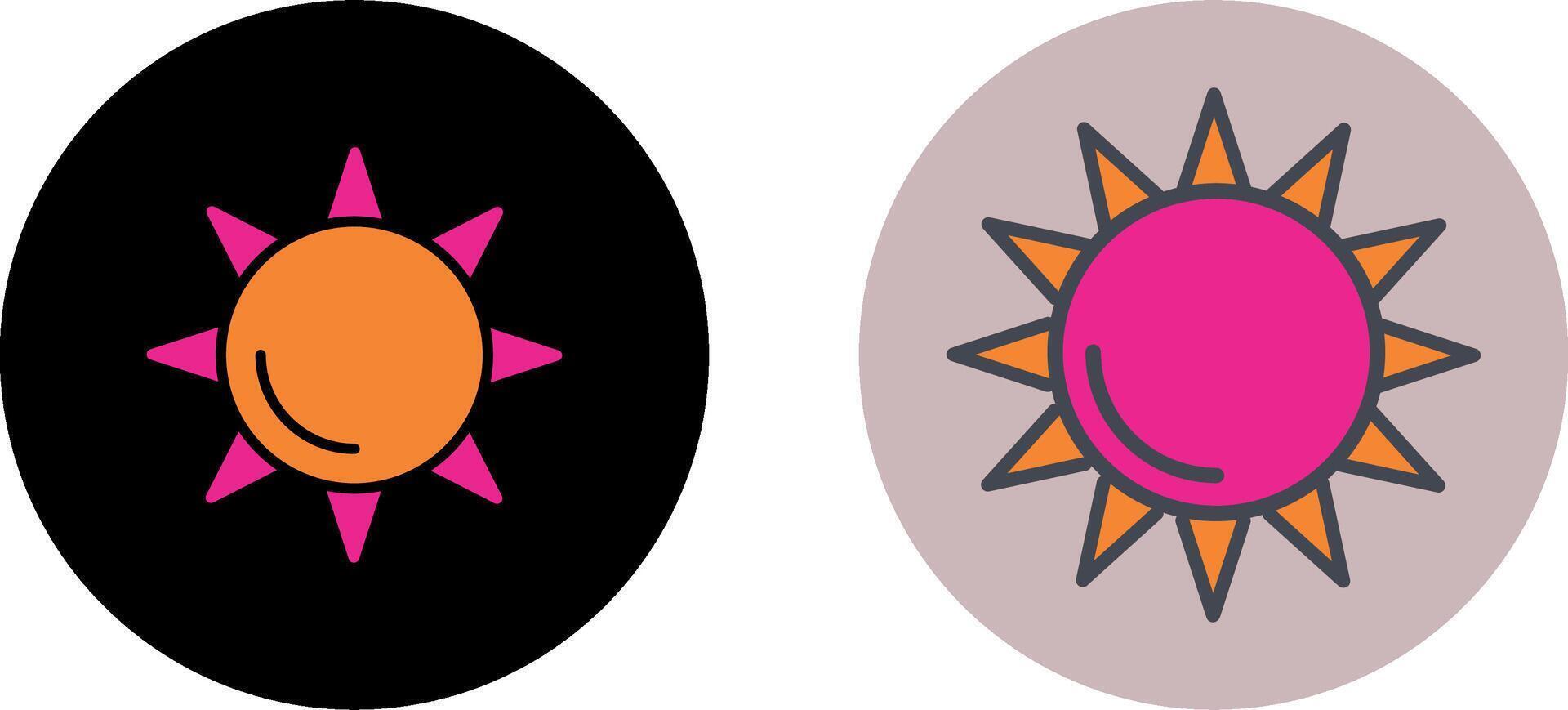 Sun I Icon Design vector