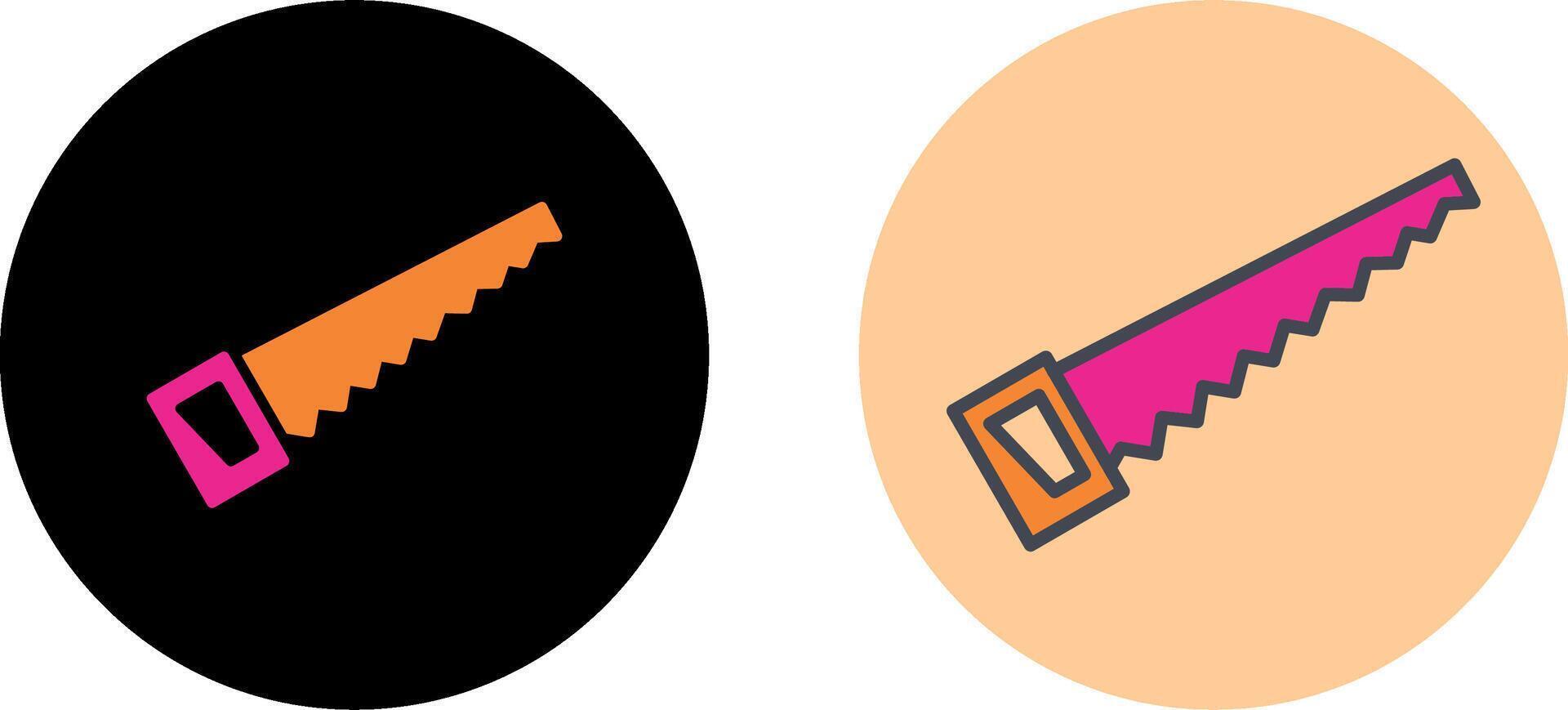 Handsaw Icon Design vector