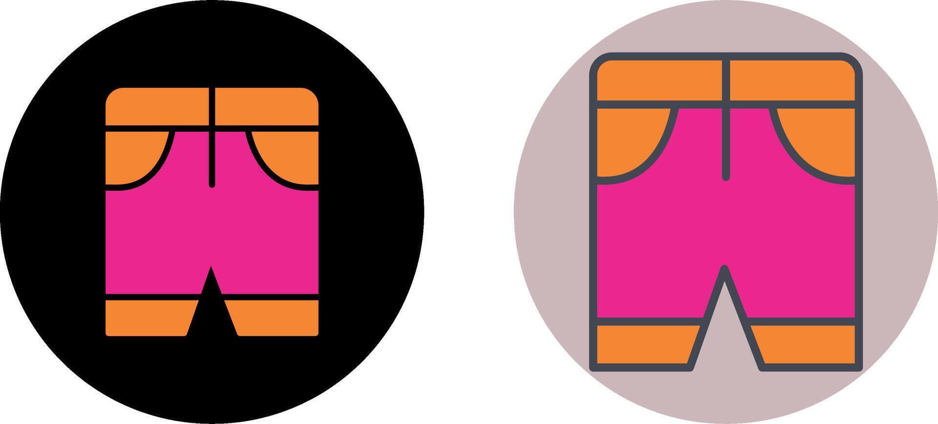 Shorts Icon Design vector