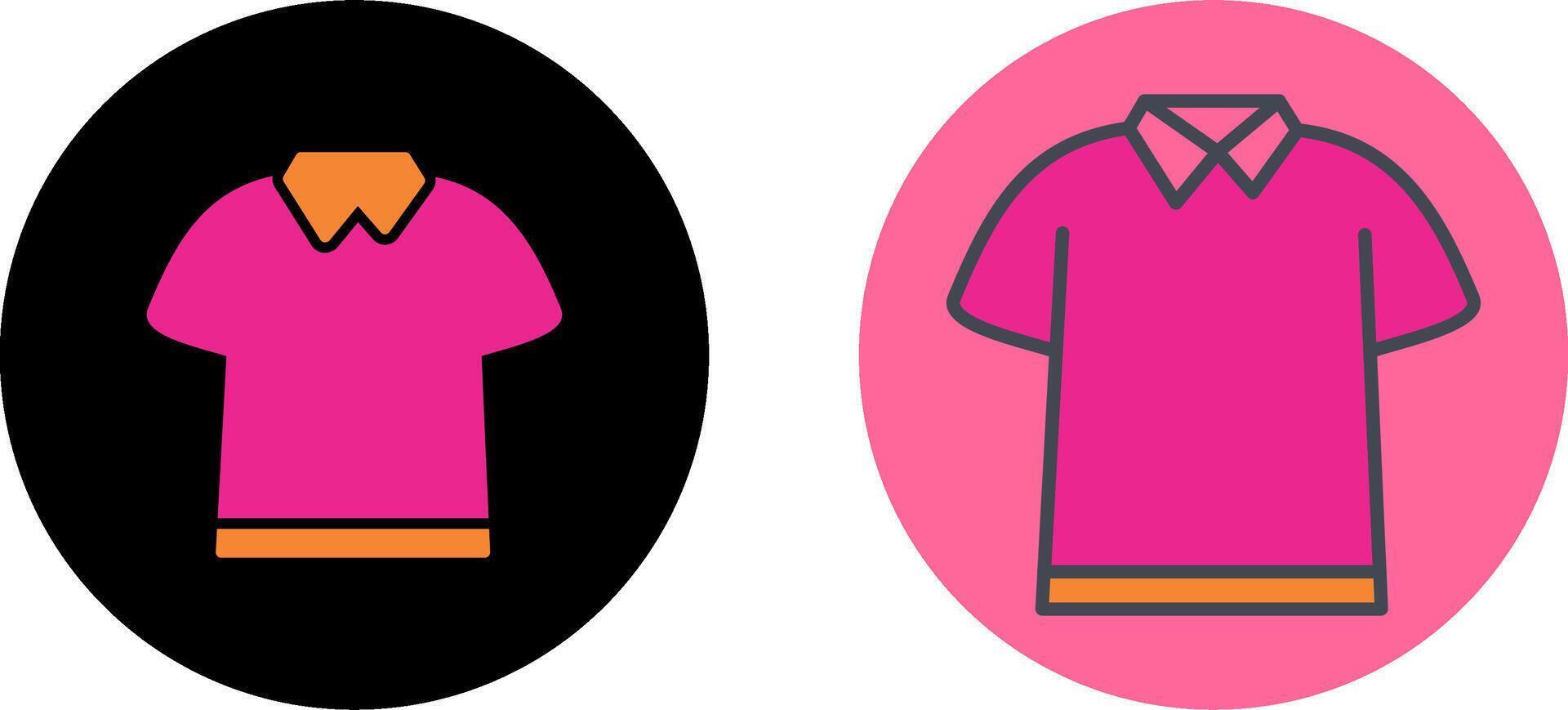 Polo Shirt Icon Design vector