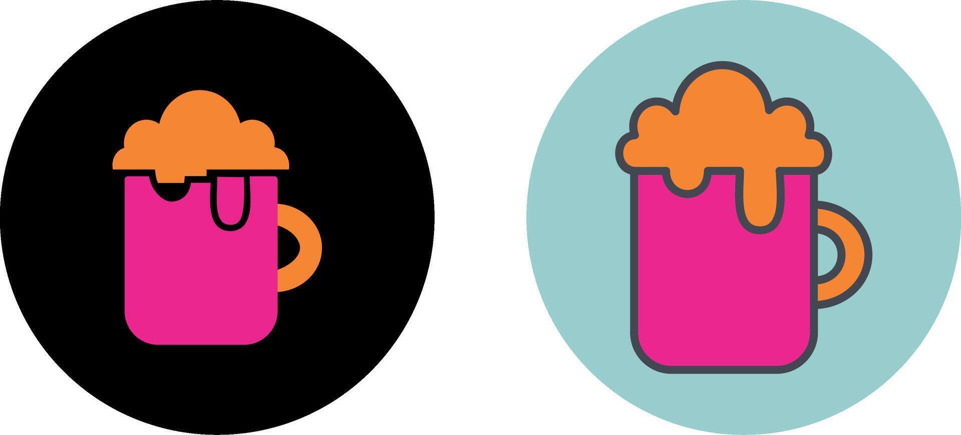 Pint of Beer Icon Design vector