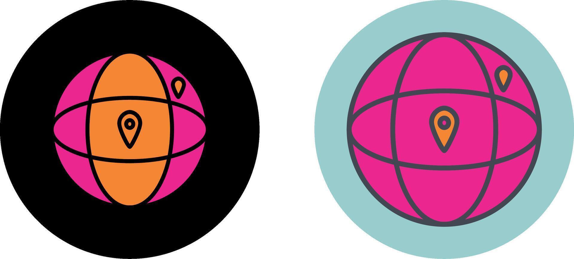 Map Icon Design vector