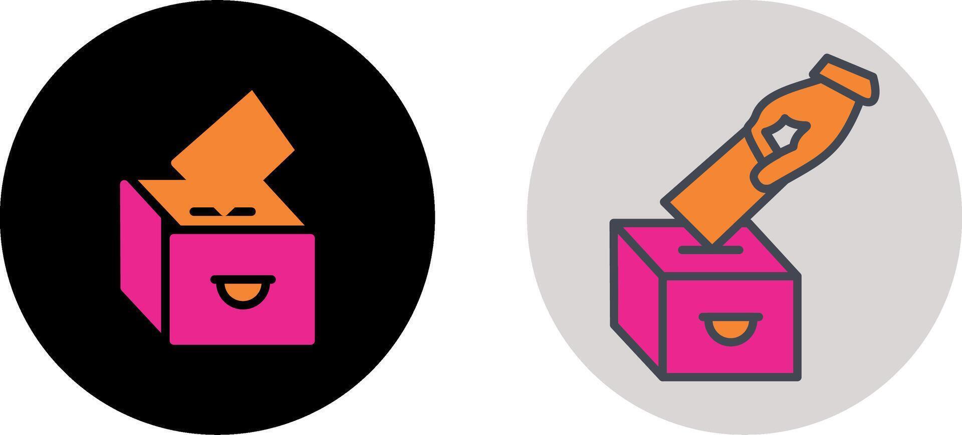 Casting Vote Icon Design vector