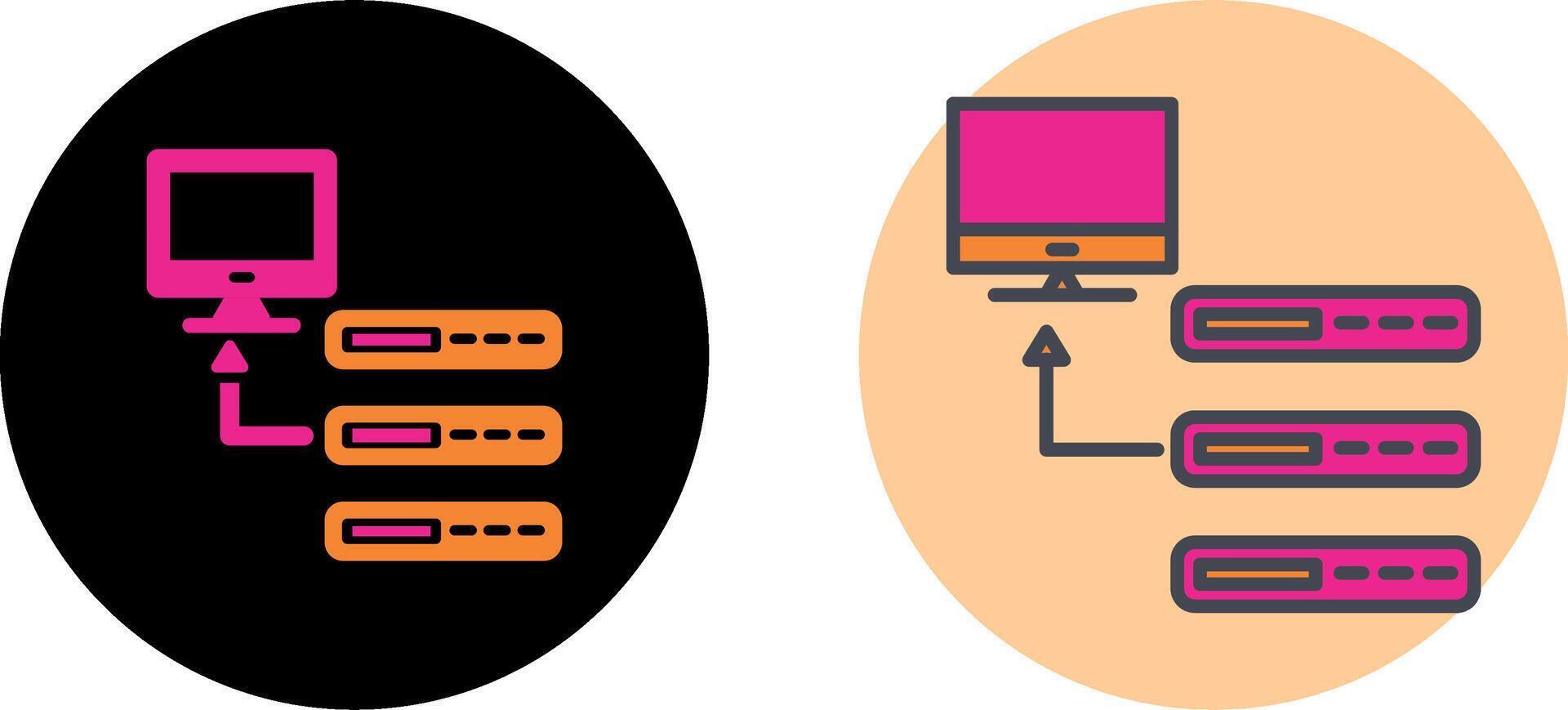 Database Icon Design vector