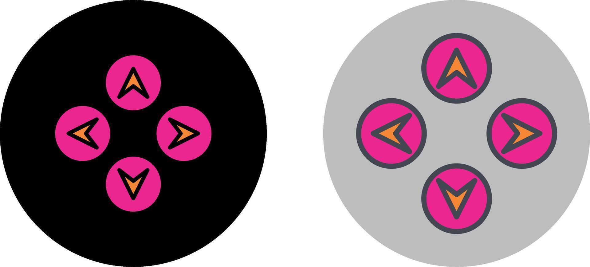 Arrow Directions Icon Design vector